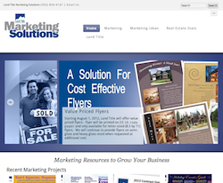 Land Title Marketing Solutions screen shot